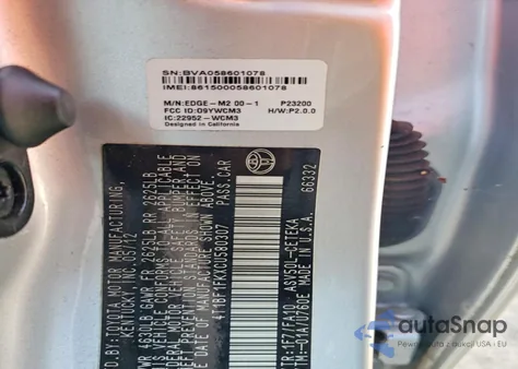 2012 Toyota Camry L z USA, uszkodzony, nr VIN 4T1BF1FKXCU580307